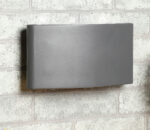 Grey Finish Outdoor Lighting With Multicolor Exterior Wall Light