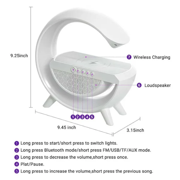 Google Wireless Charger Lamp LED YO29