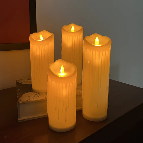 LED Como Pillar Candles