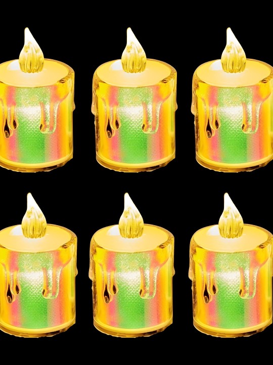 24 Green pieces Tea Light Candle