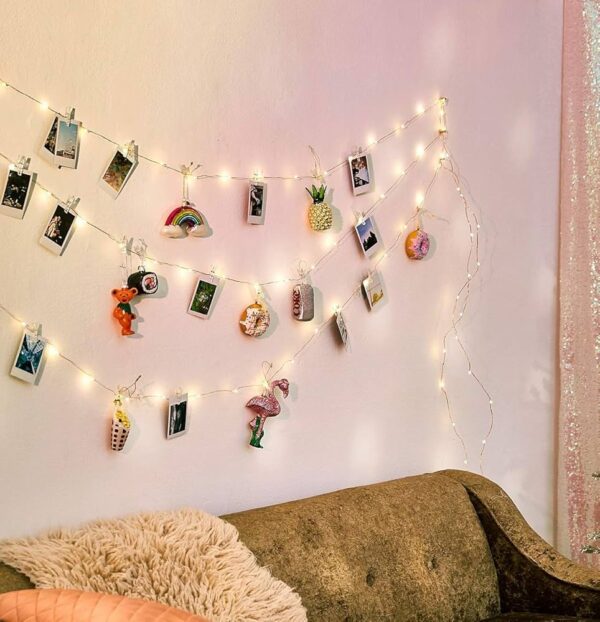 16 Photo Clip LED String Lights