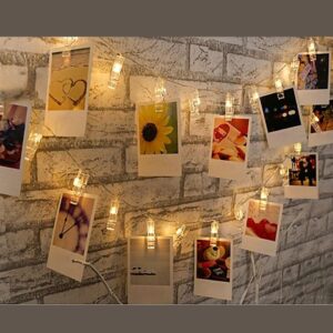 16 Photo Clip LED String Lights