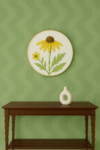 Golden Daisy Botanical Plate