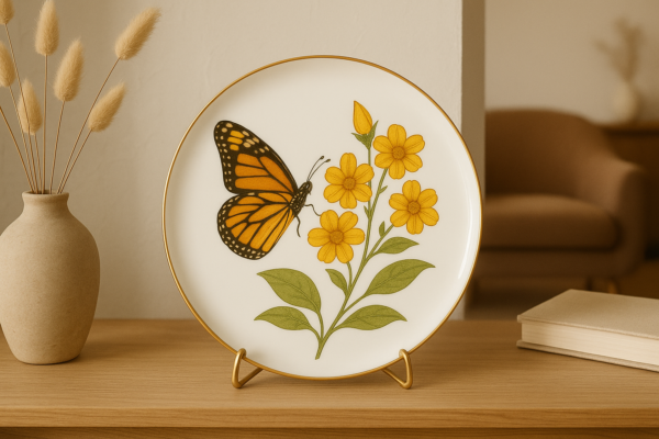 Butterfly Garden Plate