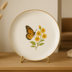 Butterfly Garden Plate
