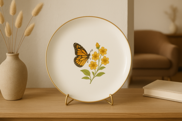 Butterfly Garden Plate