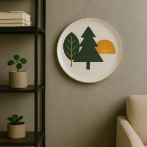 Sunlit Forest Wall Plate