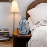 IndiClay – Petite Blue Drum Vase