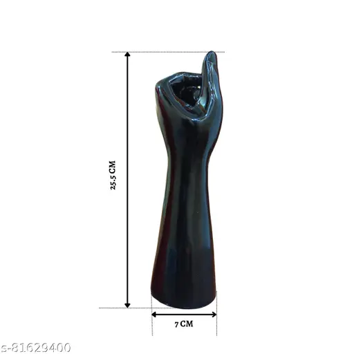 NightSilhouette Minimalist Corner Vase