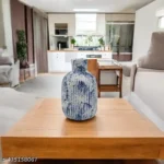 IndiClay – Petite Blue Drum Vase
