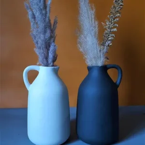 Clay Contrast – Vase Pair