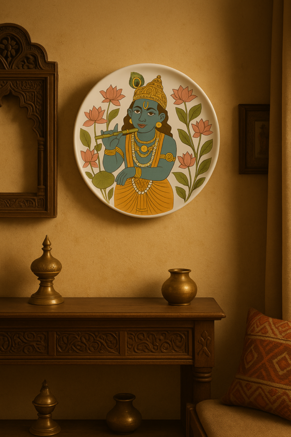 Krishna’s Melody – Flute Divine Plate