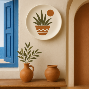 Terracotta Sun – Succulent Plant Plate