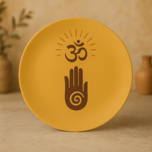 Divine Shield – Om Hand Plate