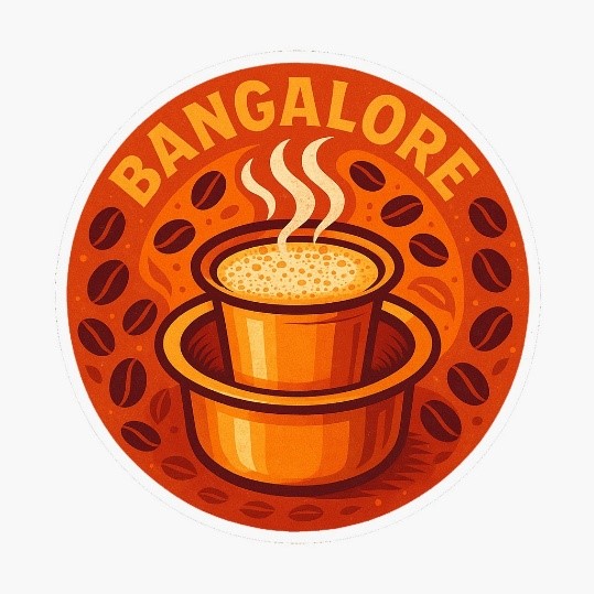 KaapiCulture-Bangalore Ceramic Wall Plate
