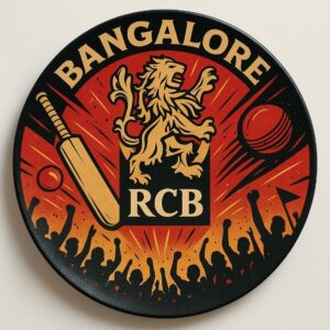 Roar & Rally-Bangalore Cricket Wall Plate