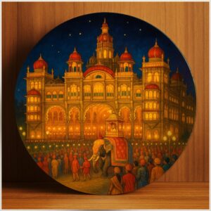 Palace Parade-Mysore Dussehra Plate