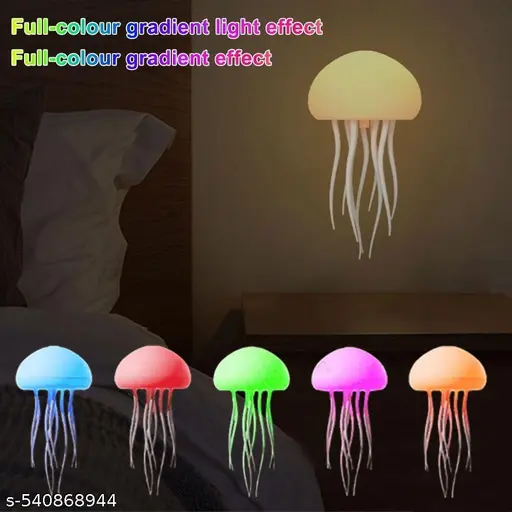 AquaGlow Jellyfish Rotating Lamp